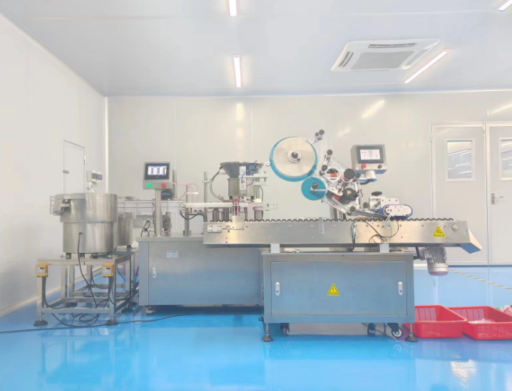 供应西 林瓶灌装加塞轧盖一体机 全自动西林瓶灌装机 液体灌装