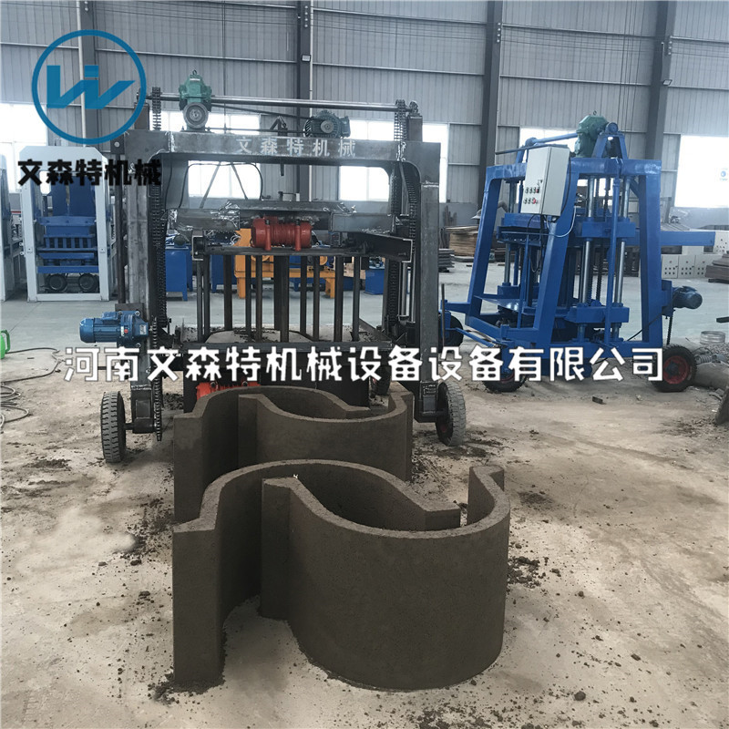 文森特混凝土预制骨灰盒公墓池成型机设备 双墓穴水泥棺椁机械